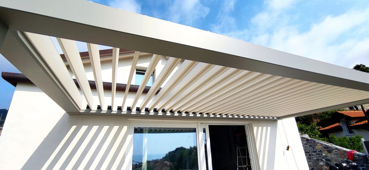Realizzazione pergola bioclimatica 02