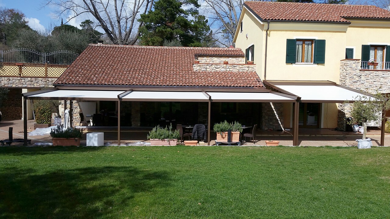 Realizzazione pergola classica 05
