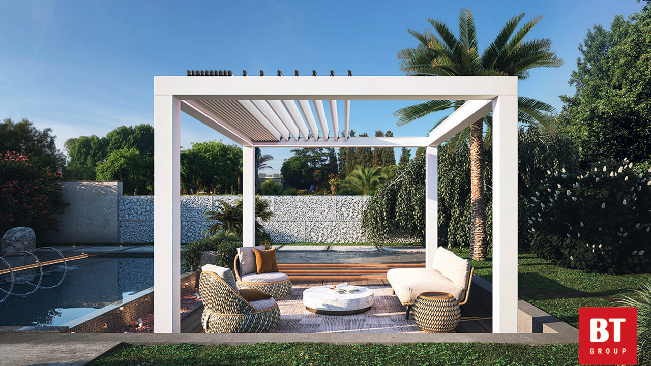 Pegola bioclimatica BT Group modello PergoNext