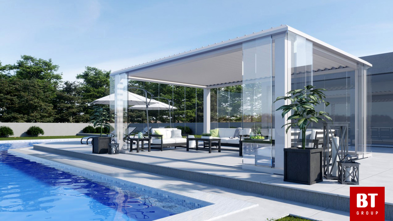 Pegola bioclimatica BT Group modello PergoSky
